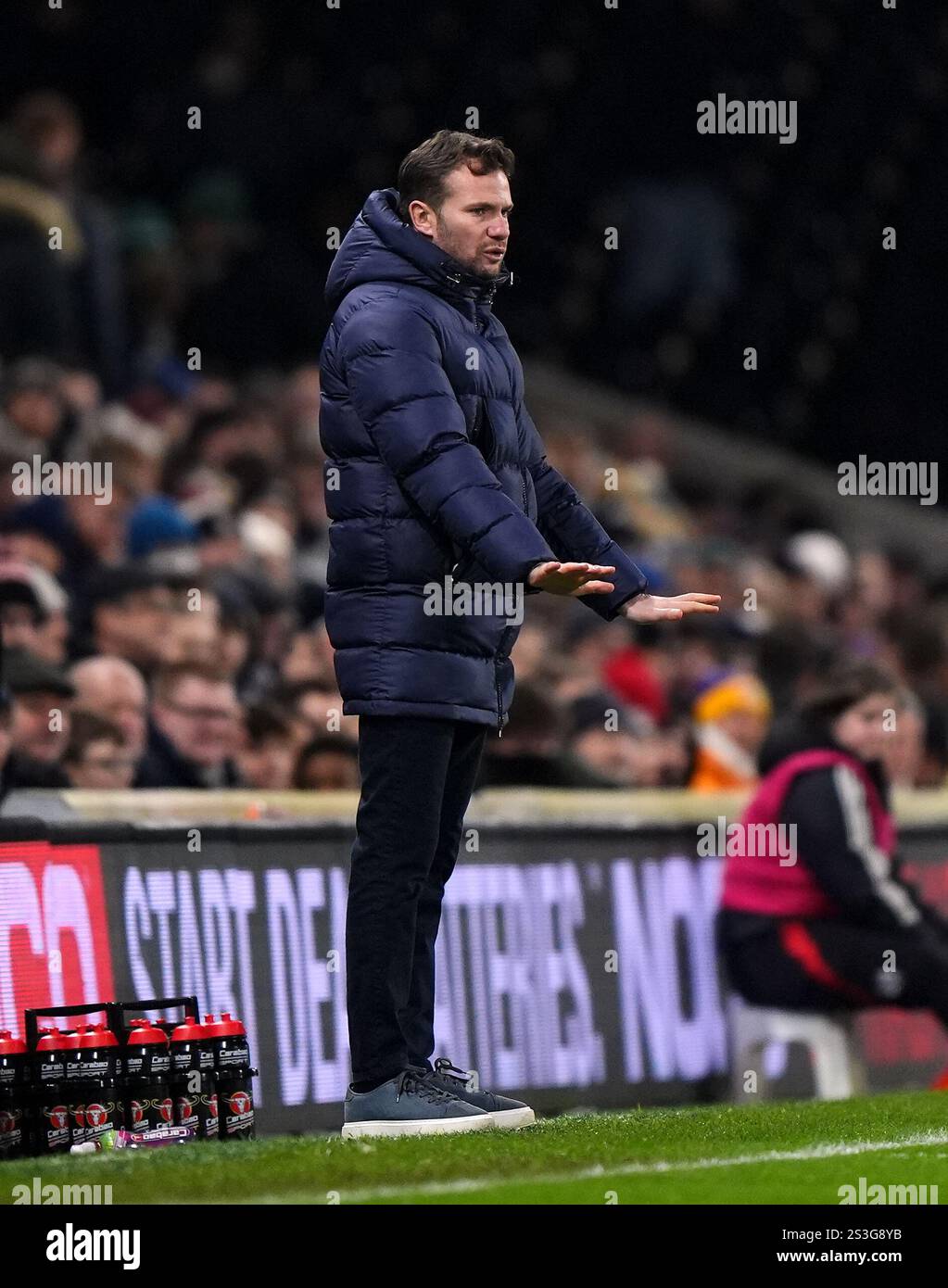 Watford manager Tom Cleverley during the Emirates FA Cup third round