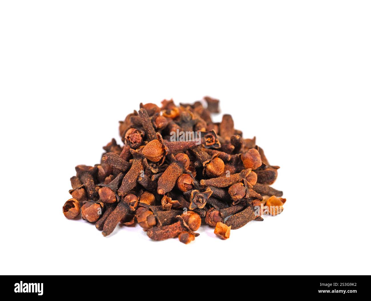 Cloves against a white background Stock Photo