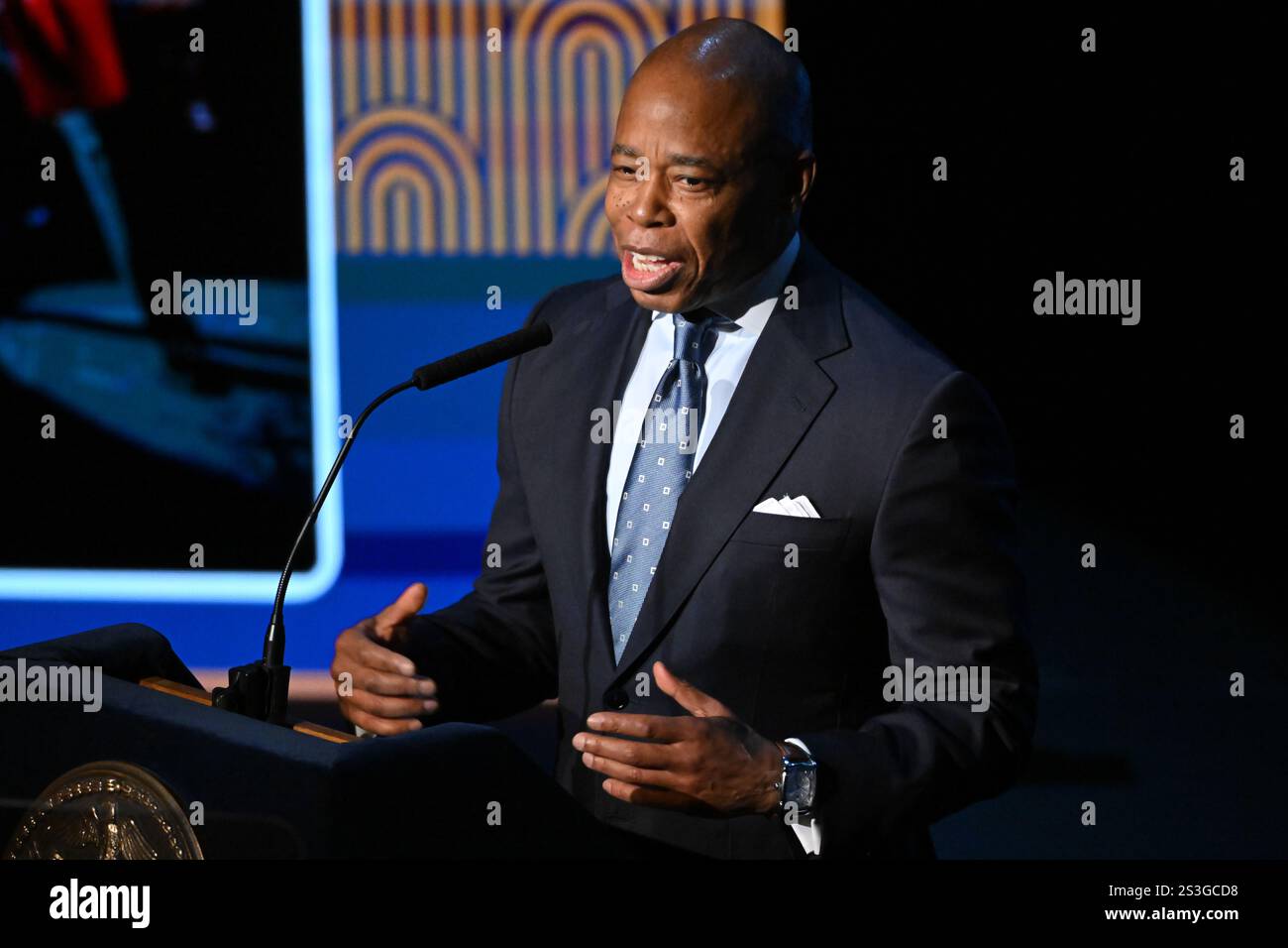 New York City Mayor Eric Adams delivers his fourth State of the City ...