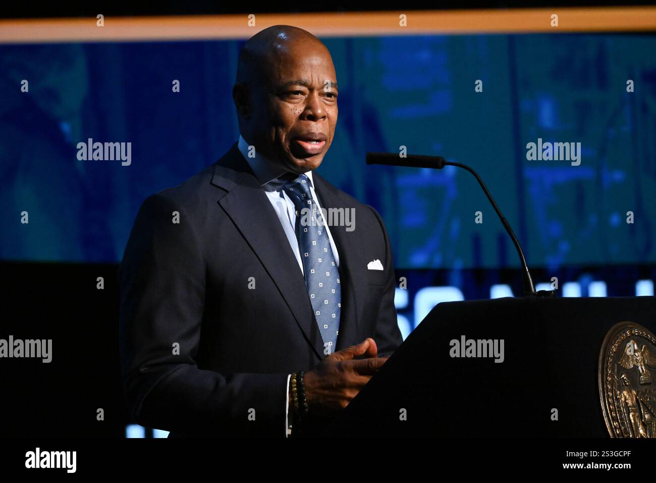 New York City Mayor Eric Adams delivers his fourth State of the City ...
