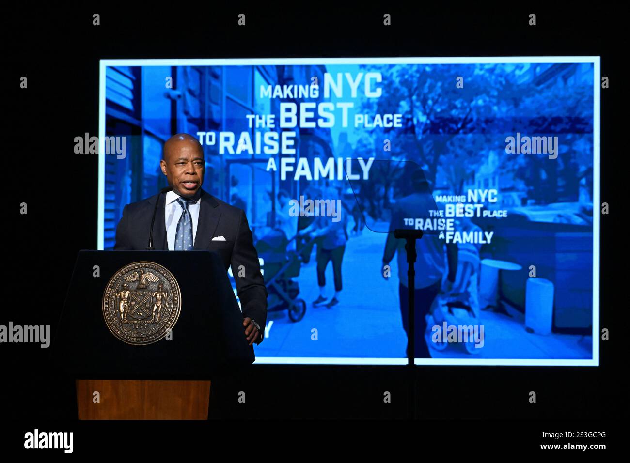 New York City Mayor Eric Adams delivers his fourth State of the City ...