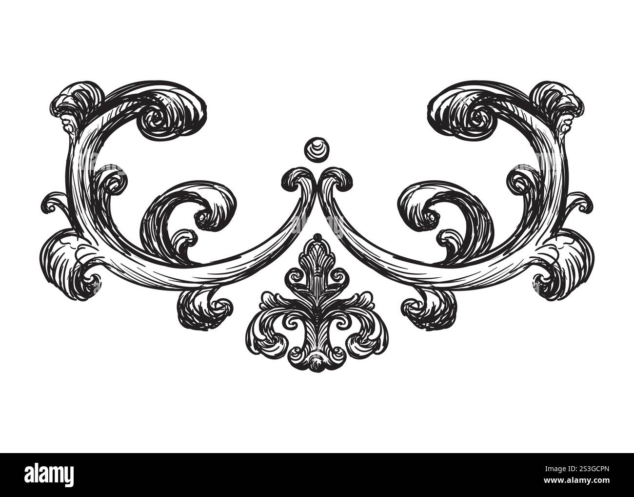 Handrawn Design Background Hand drawing beautiful design element vector illustration Stock Vector ...