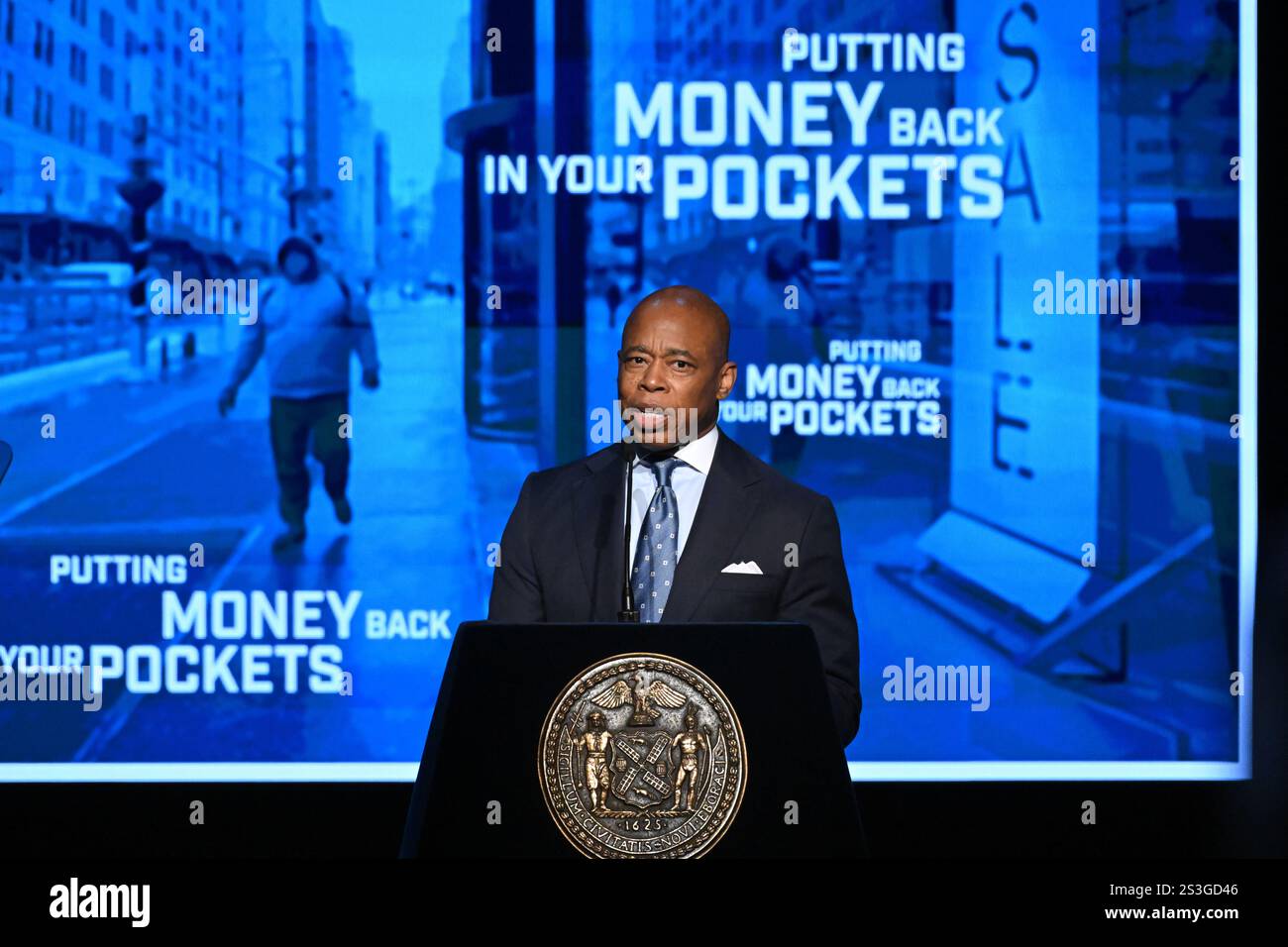 New York City Mayor Eric Adams delivers his fourth State of the City ...