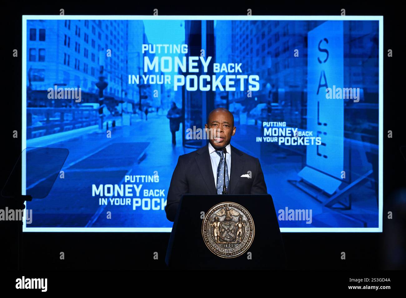 New York City Mayor Eric Adams delivers his fourth State of the City ...