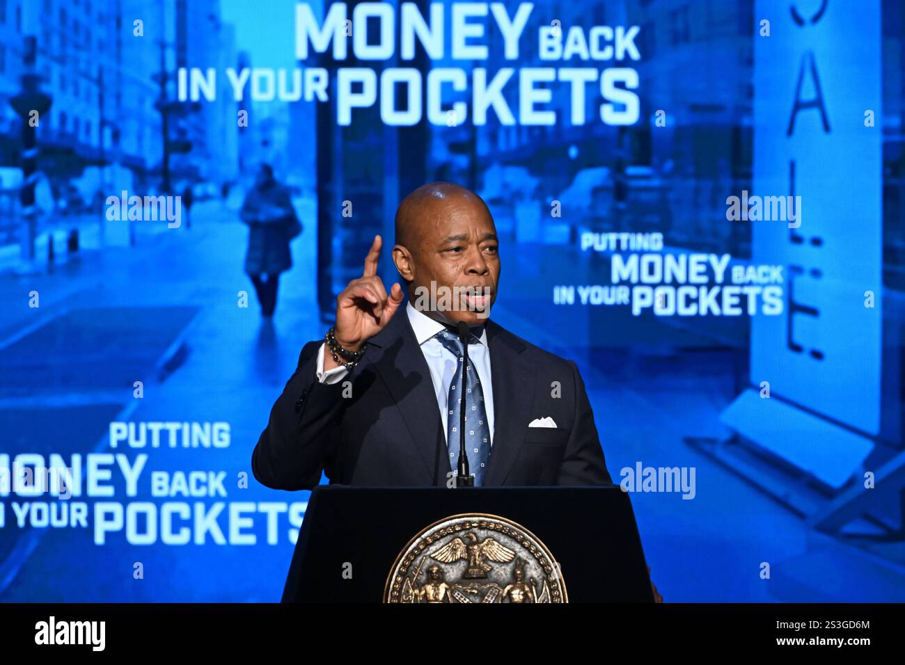 New York City Mayor Eric Adams delivers his fourth State of the City ...