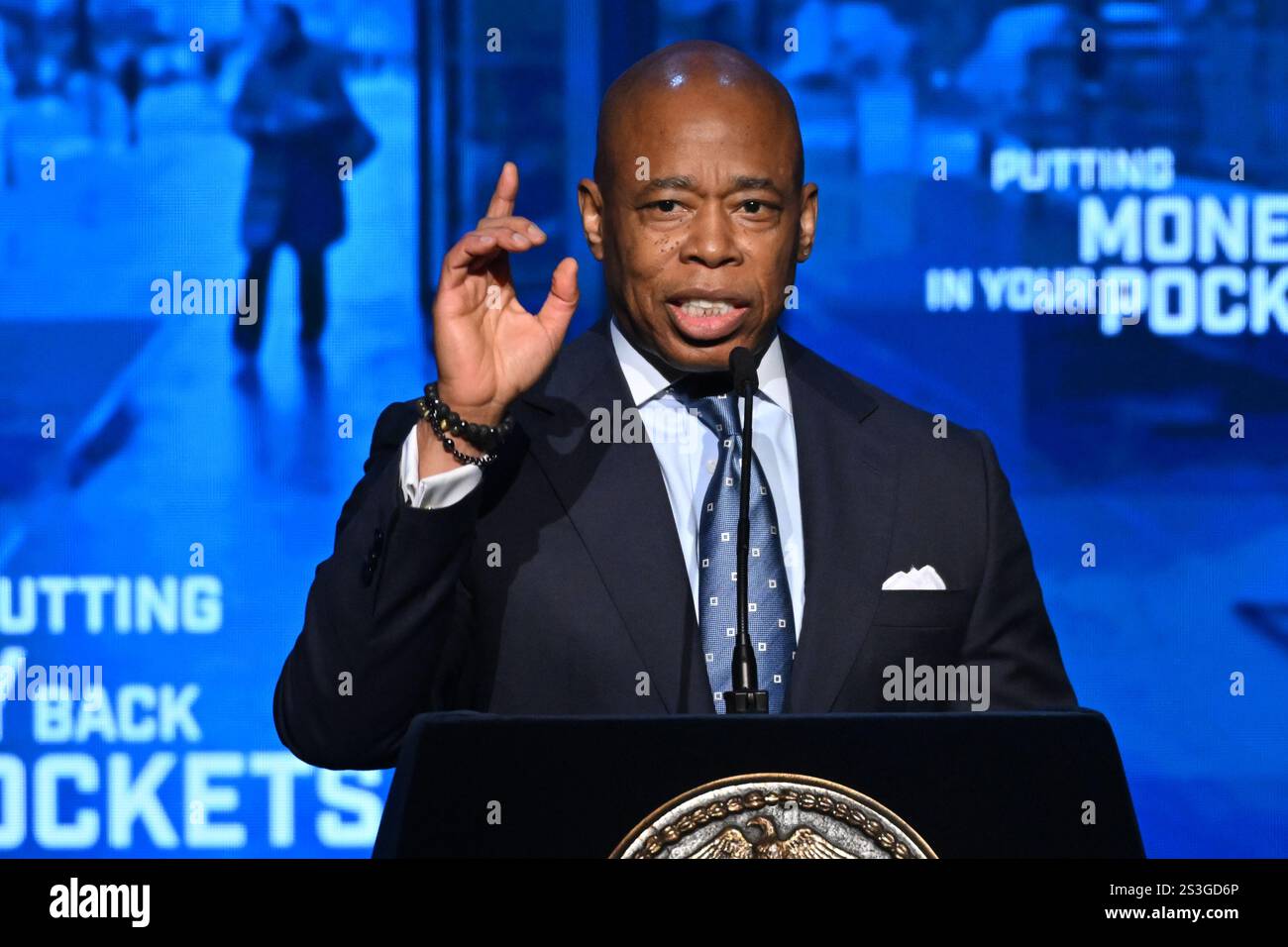 New York City Mayor Eric Adams delivers his fourth State of the City ...