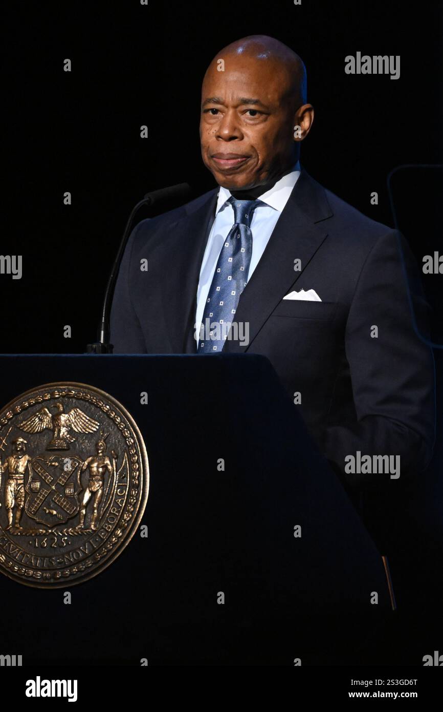 New York City Mayor Eric Adams delivers his fourth State of the City ...