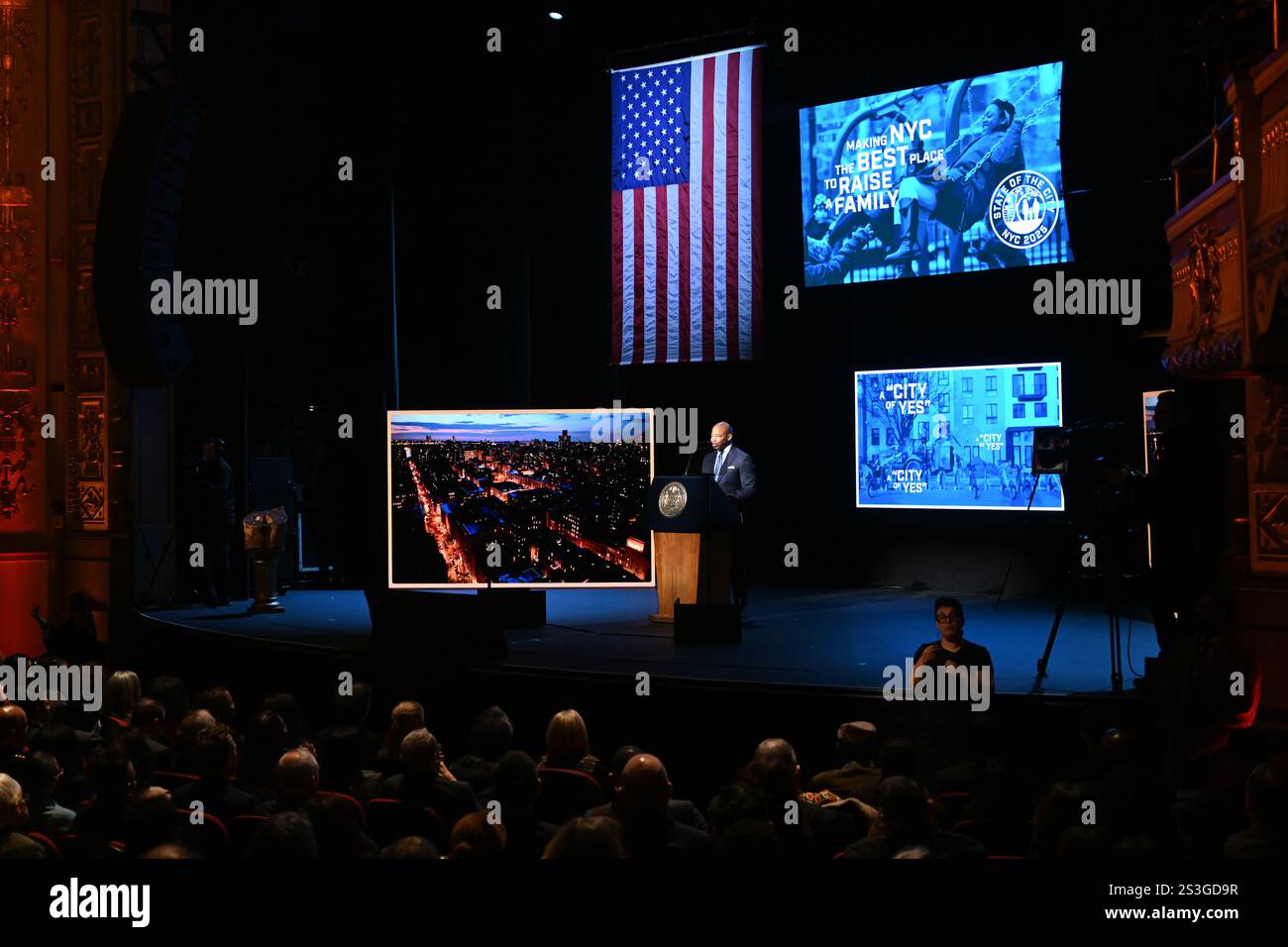 New York City Mayor Eric Adams delivers his fourth State of the City ...