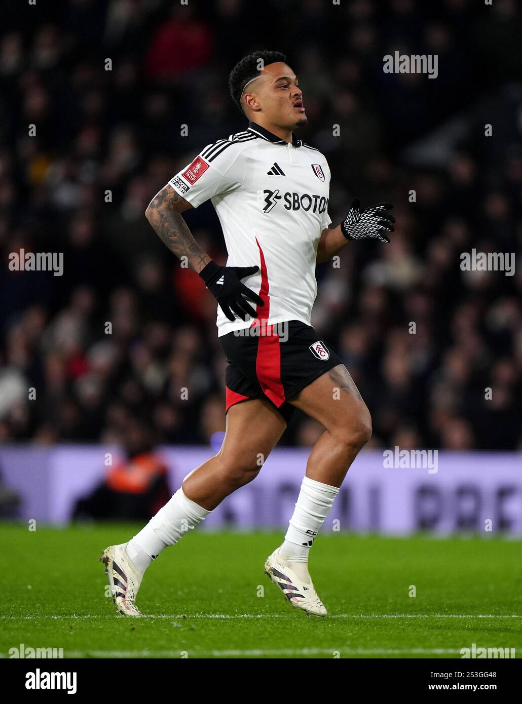 Fulham's Rodrigo Muniz during the Emirates FA Cup third round match at