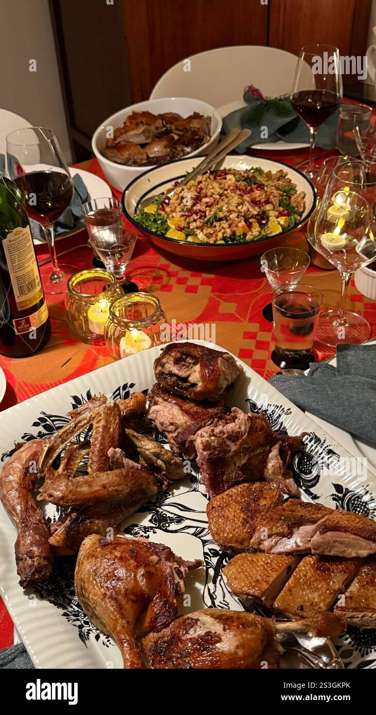 Danish Christmas foods - Smartphone Captured Stock Image