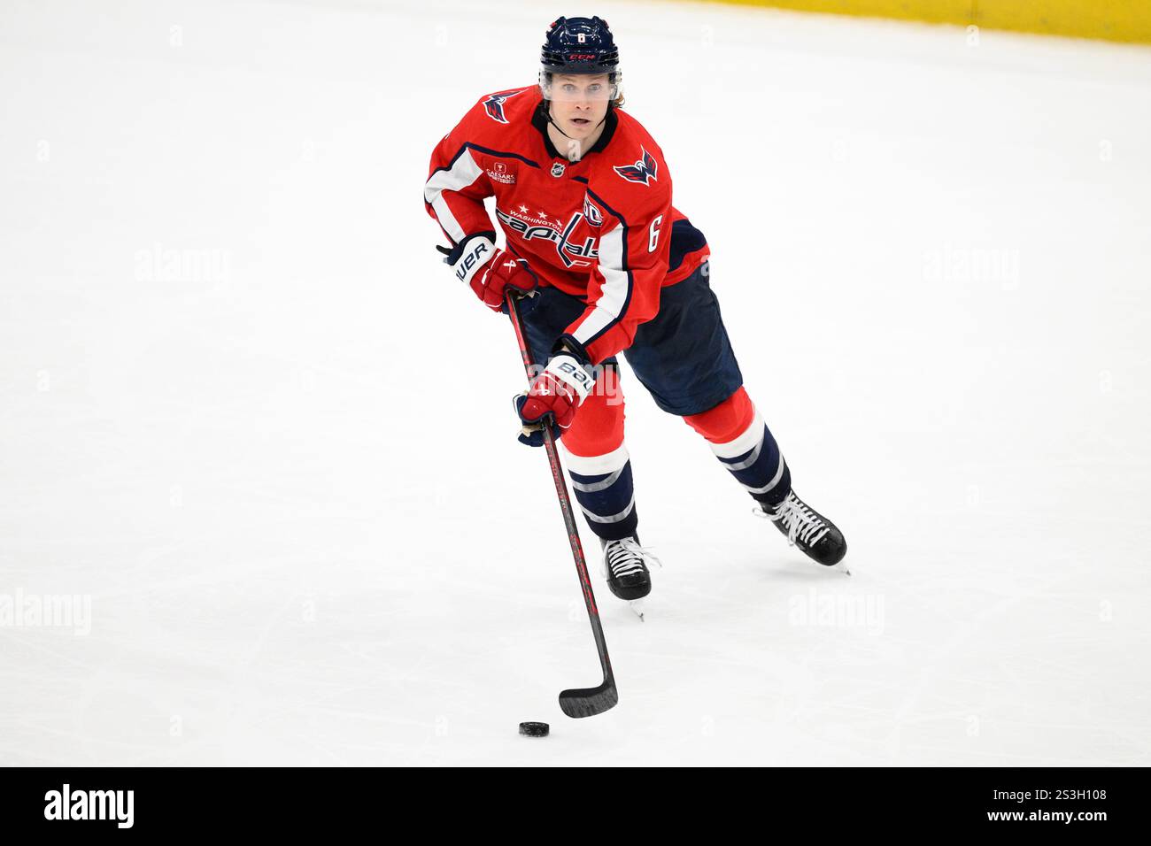 Washington Capitals Defenseman Jakob Chychrun 6 In Action During The