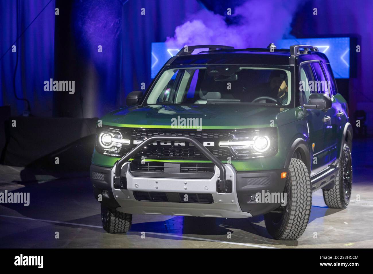 Detroit, Michigan USA 9 January 2025 Ford Vehicles are displayed at