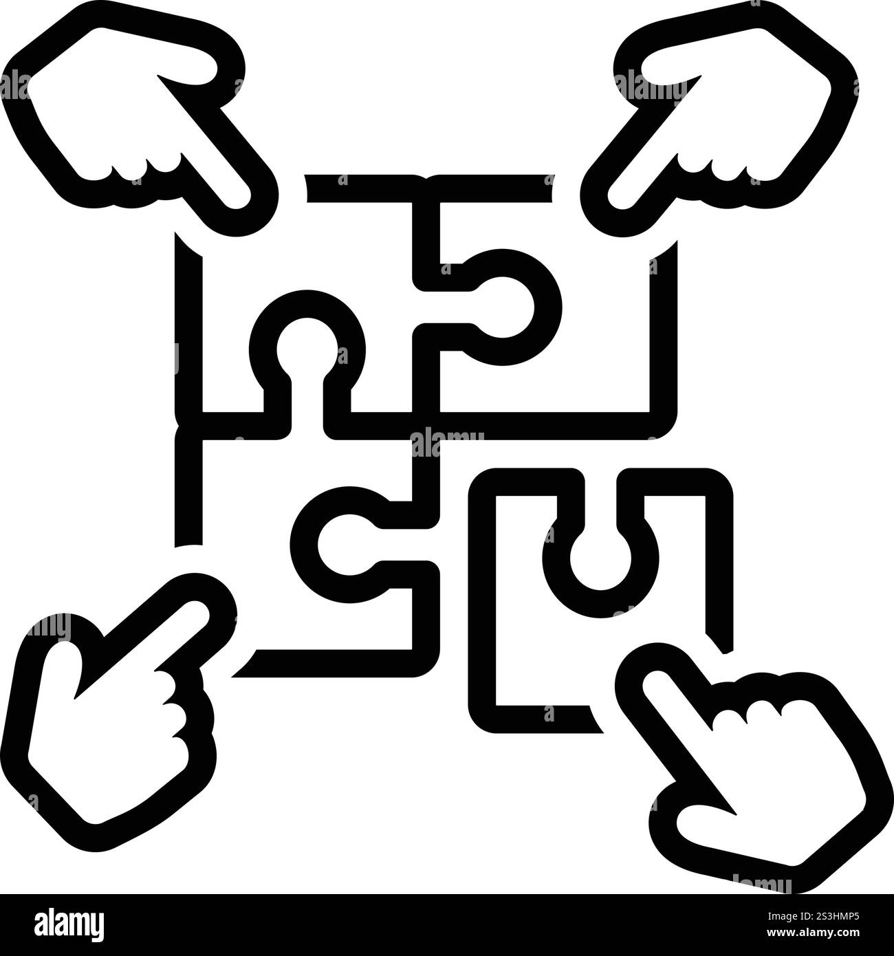 Icon for collaboration, teamwork Stock Vector Image & Art - Alamy