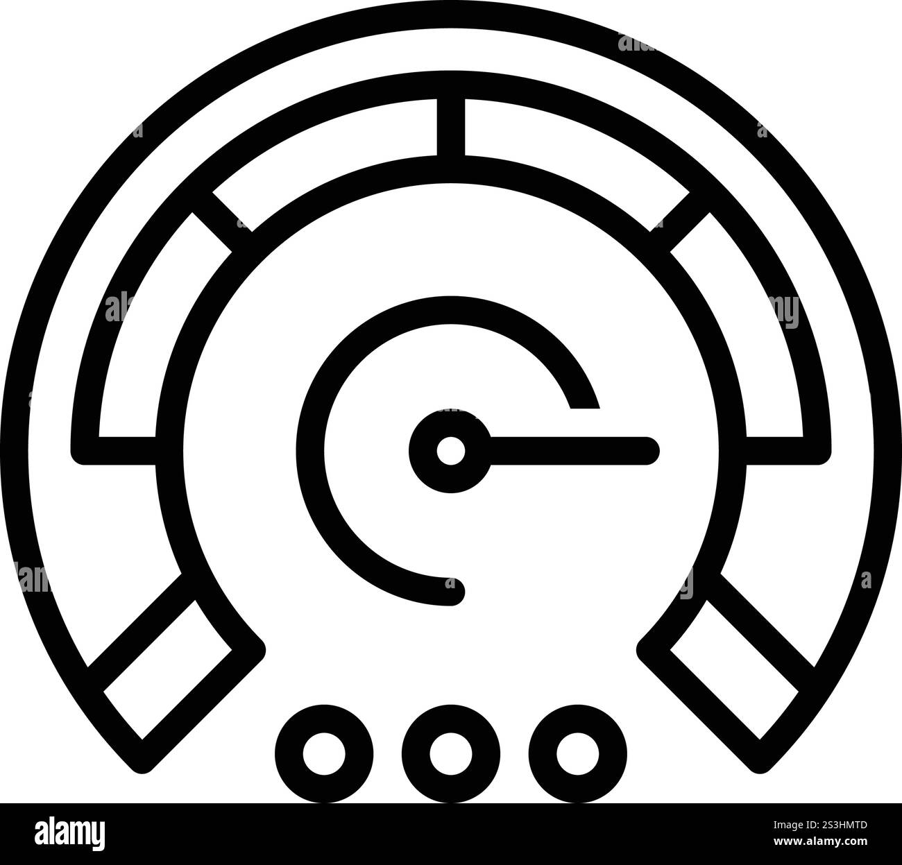 Tachometer logo vector Black and White Stock Photos & Images - Alamy