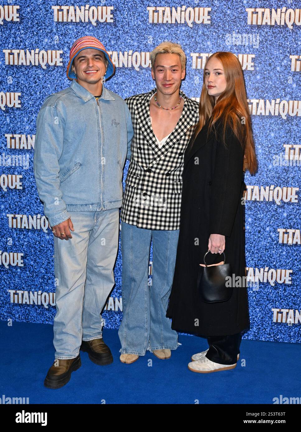 Nikita Kuzmin, Carlos Gu and Guest attends the Opening Night of
