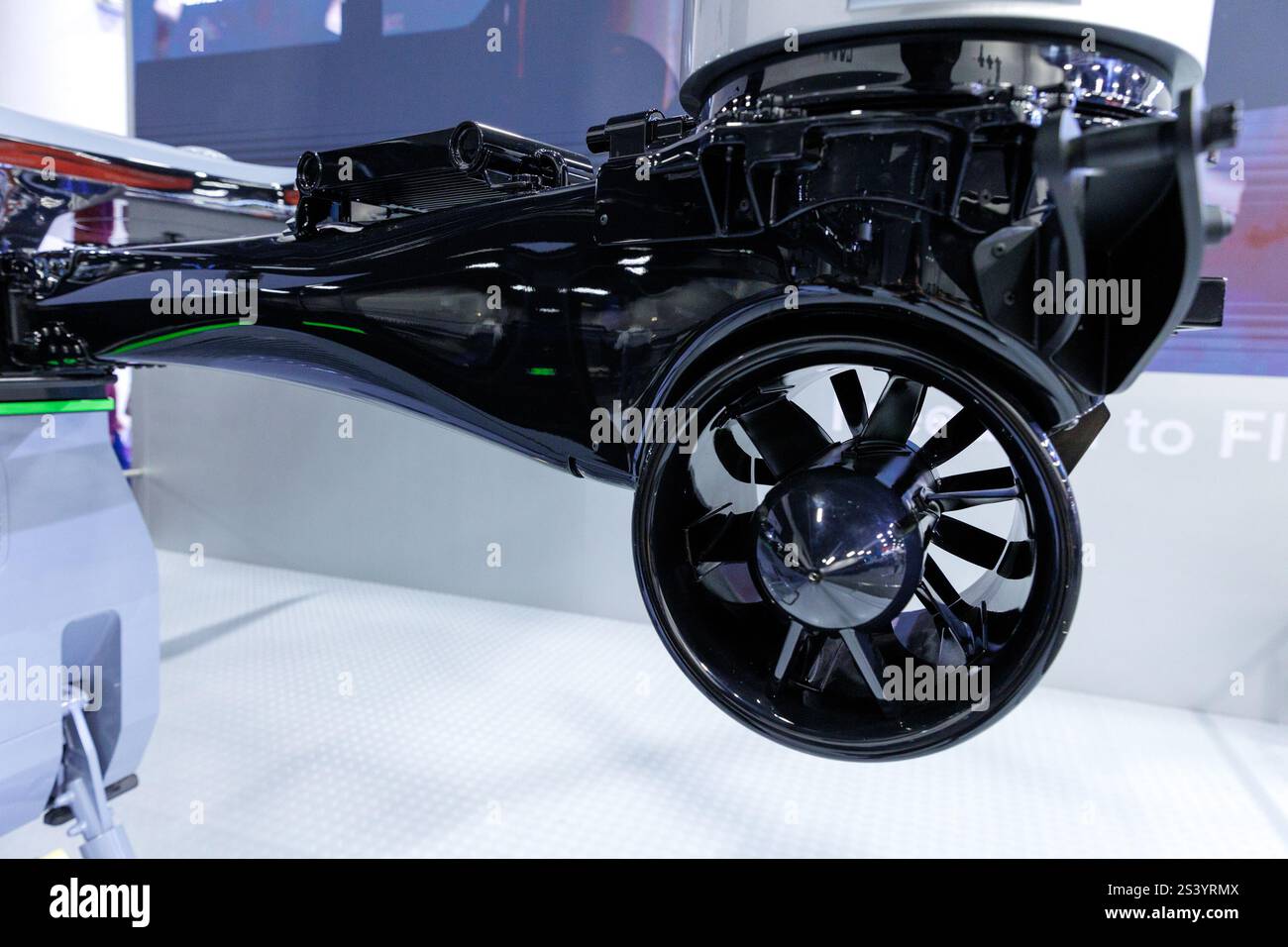 A Modular Flying Car, by Xpeng Aeroht, on display at the Las Vegas