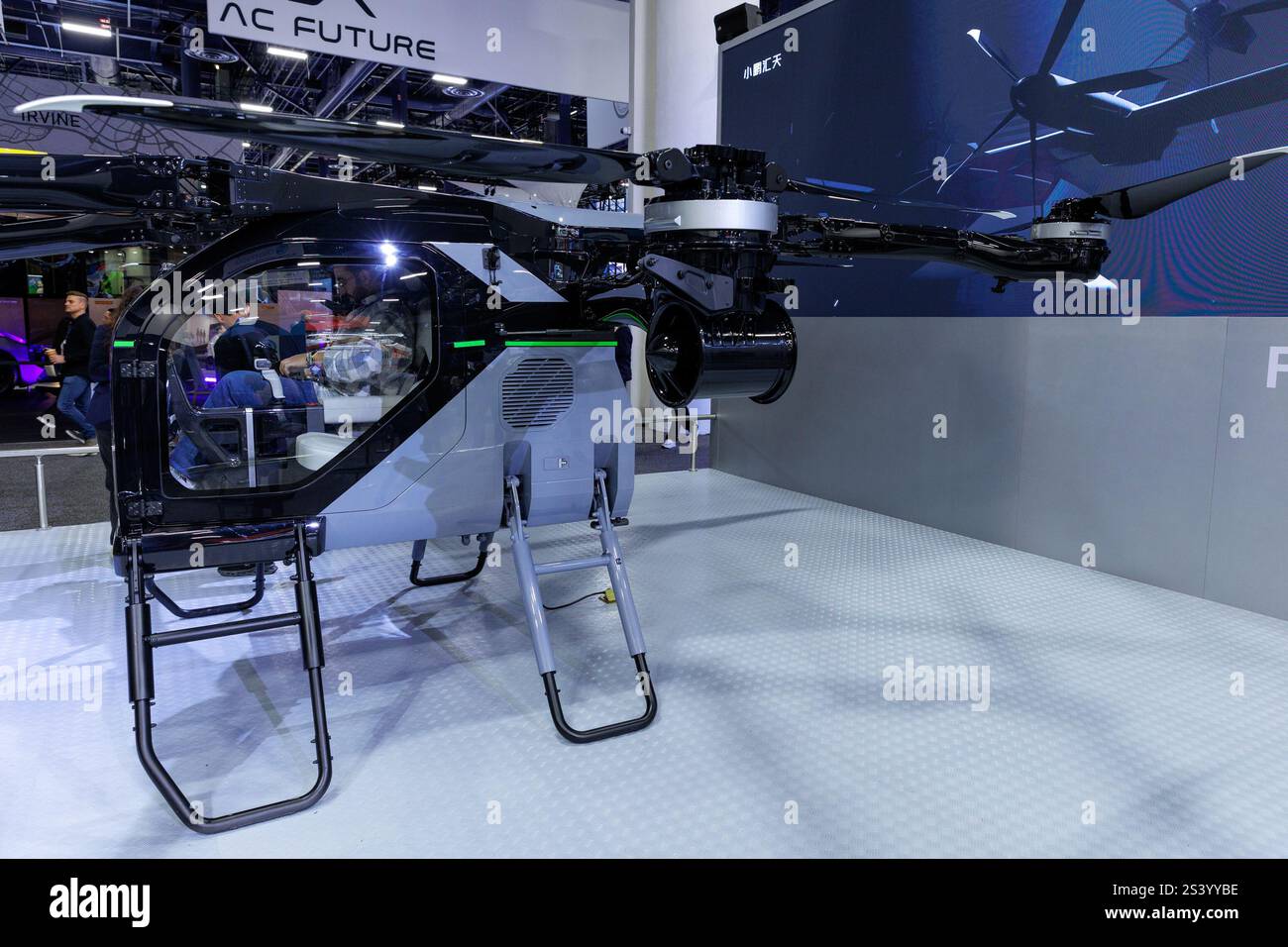 A Modular Flying Car, by Xpeng Aeroht, on display at the Las Vegas