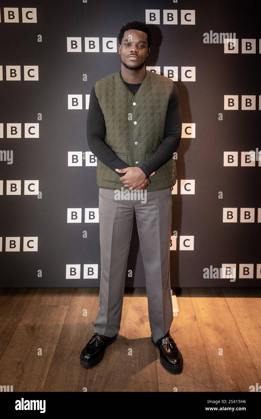 London, UK. 9th January 2025. Josh Tedeku attends the ‘Boarders