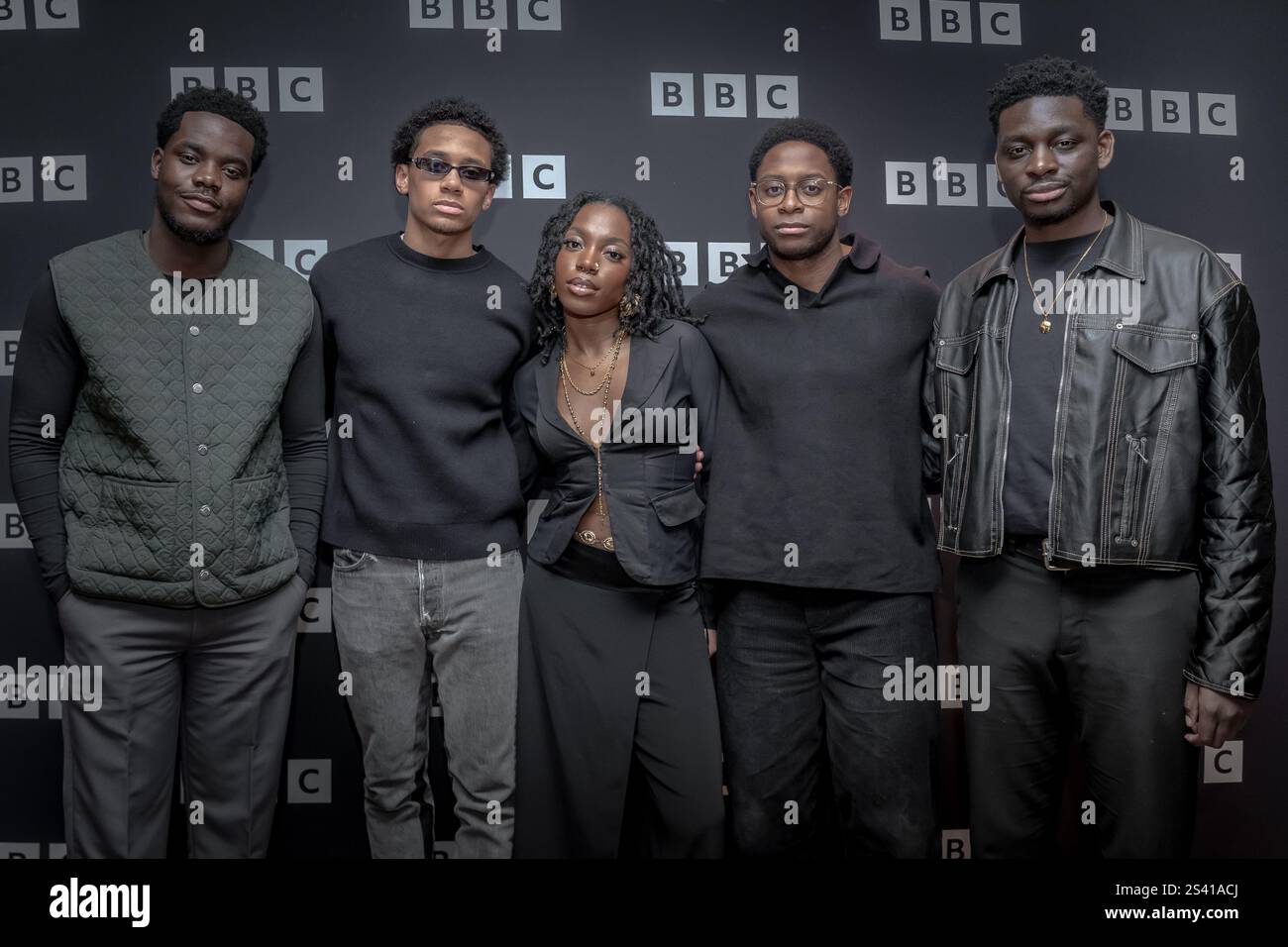 London, UK. 9th January 2025. (LR) Josh Tedeku, Sekou Diaby, Jodie