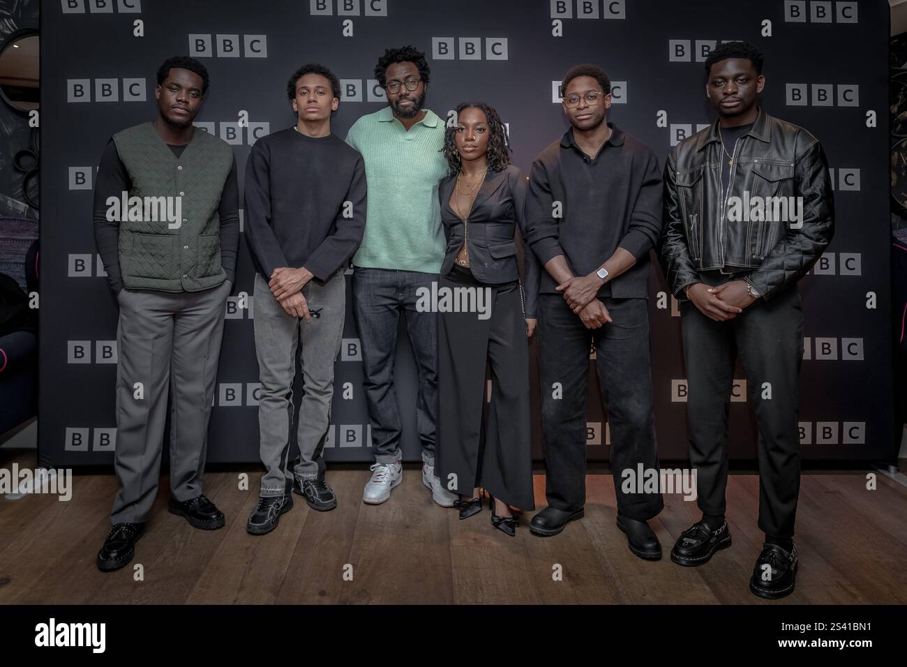 London, UK. 9th January 2025. (LR) Josh Tedeku, Sekou Diaby, Daniel