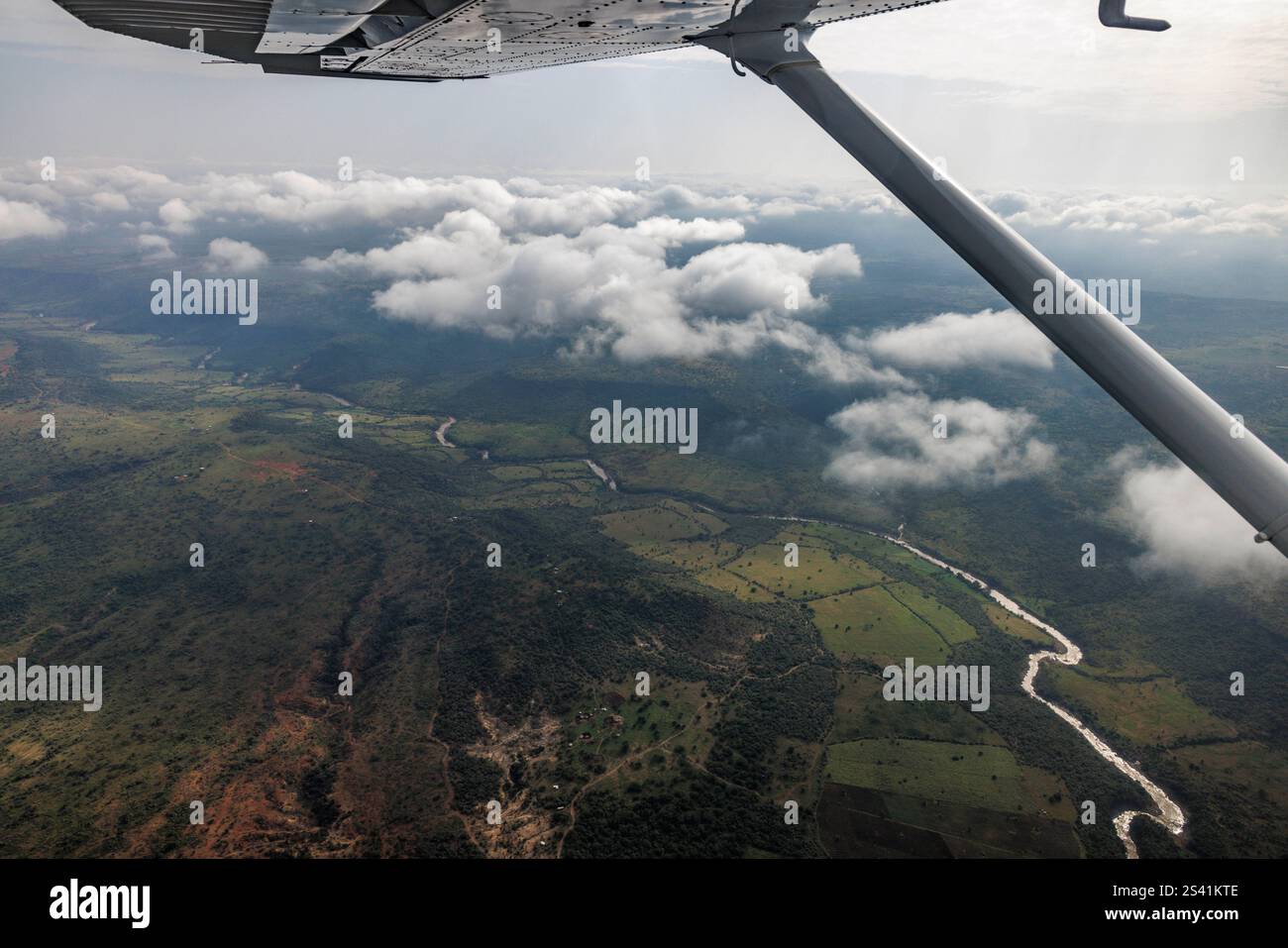 Plane Rifts View from a bush plane over Kenya's Great Rift Valley Stock Photo - Alamy