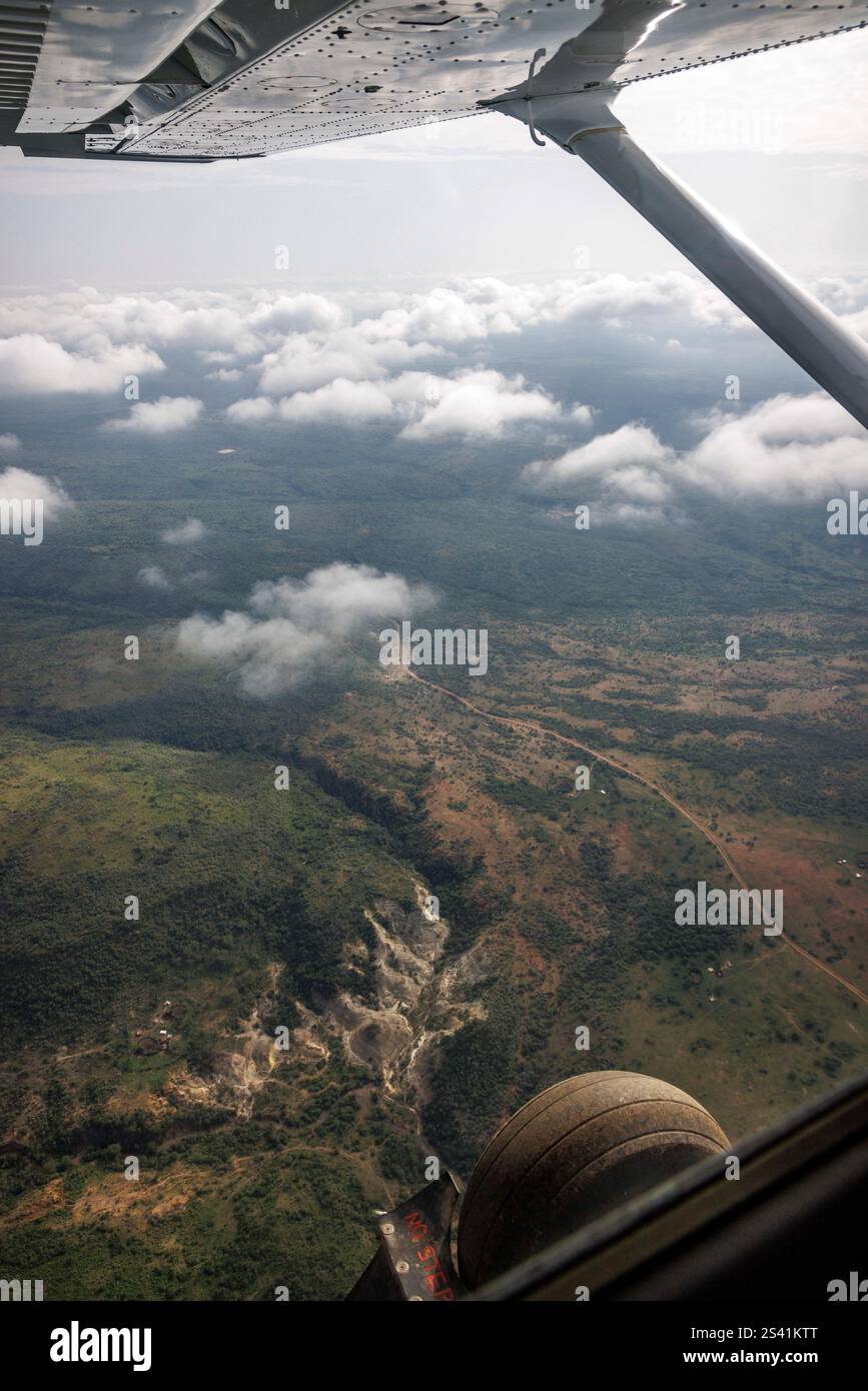 Plane Rifts View from a bush plane over Kenya's Great Rift Valley Stock Photo - Alamy