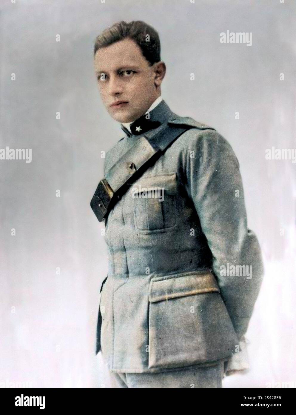 Italian writer Giuseppe Tomasi di Lampedusa (1896-1957), Duke of Palma ...