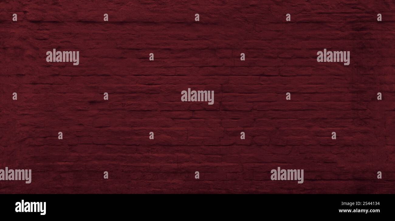 plastered painted brick wall abstract background Stock Photo