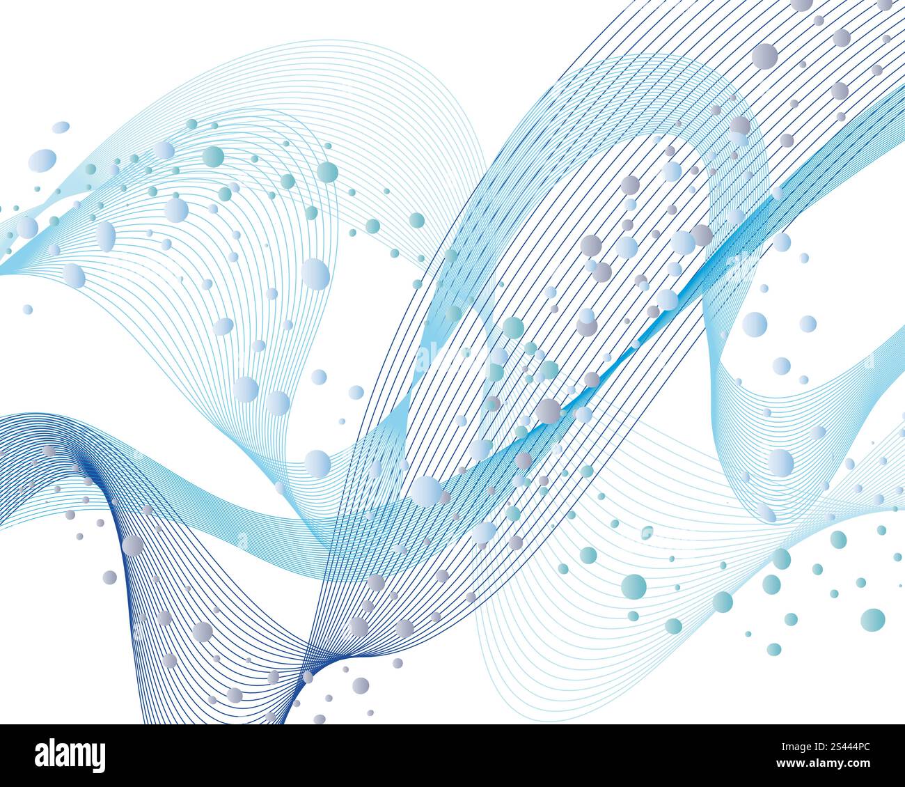 Abstract water vector background with bubbles of air Stock Vector Image ...