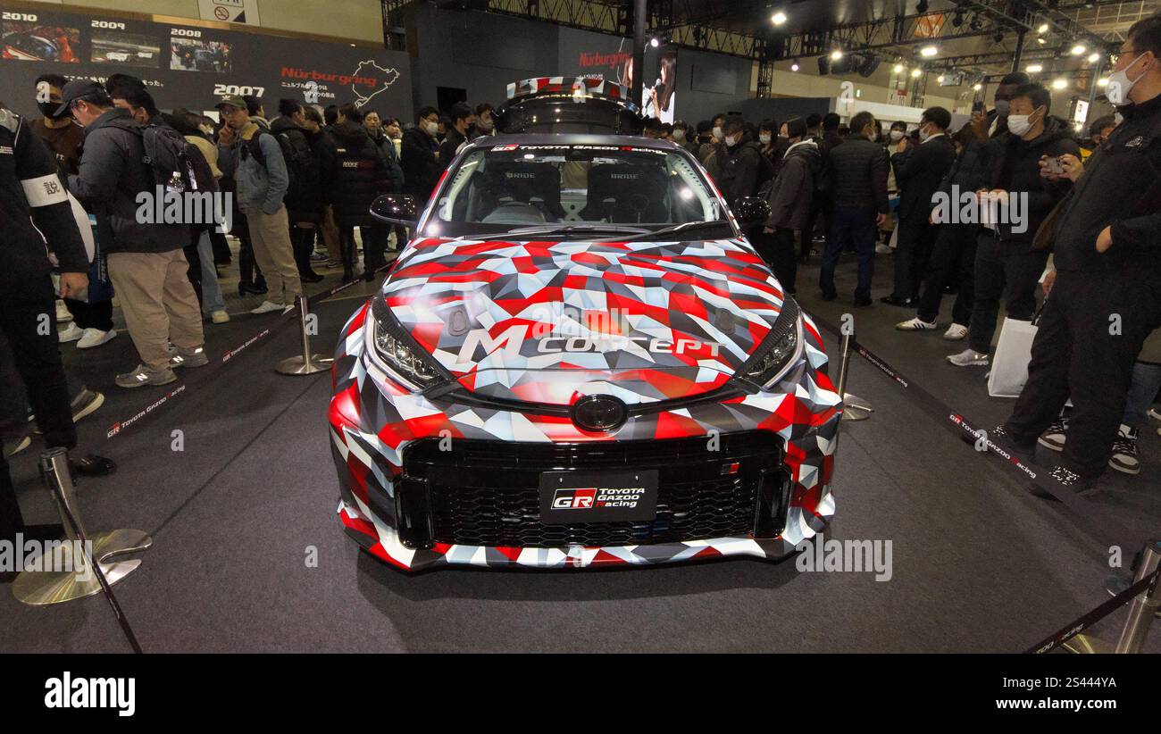 Chiba, Japan. 10th Jan, 2025. Toyota GR Yaris M Concept displayed ...