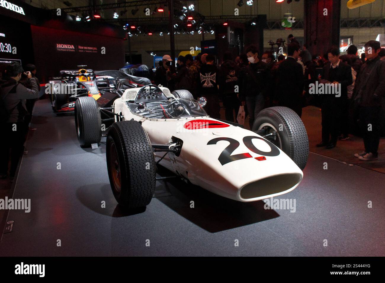Honda first formula one car RA271 displayed during the "Tokyo Auto