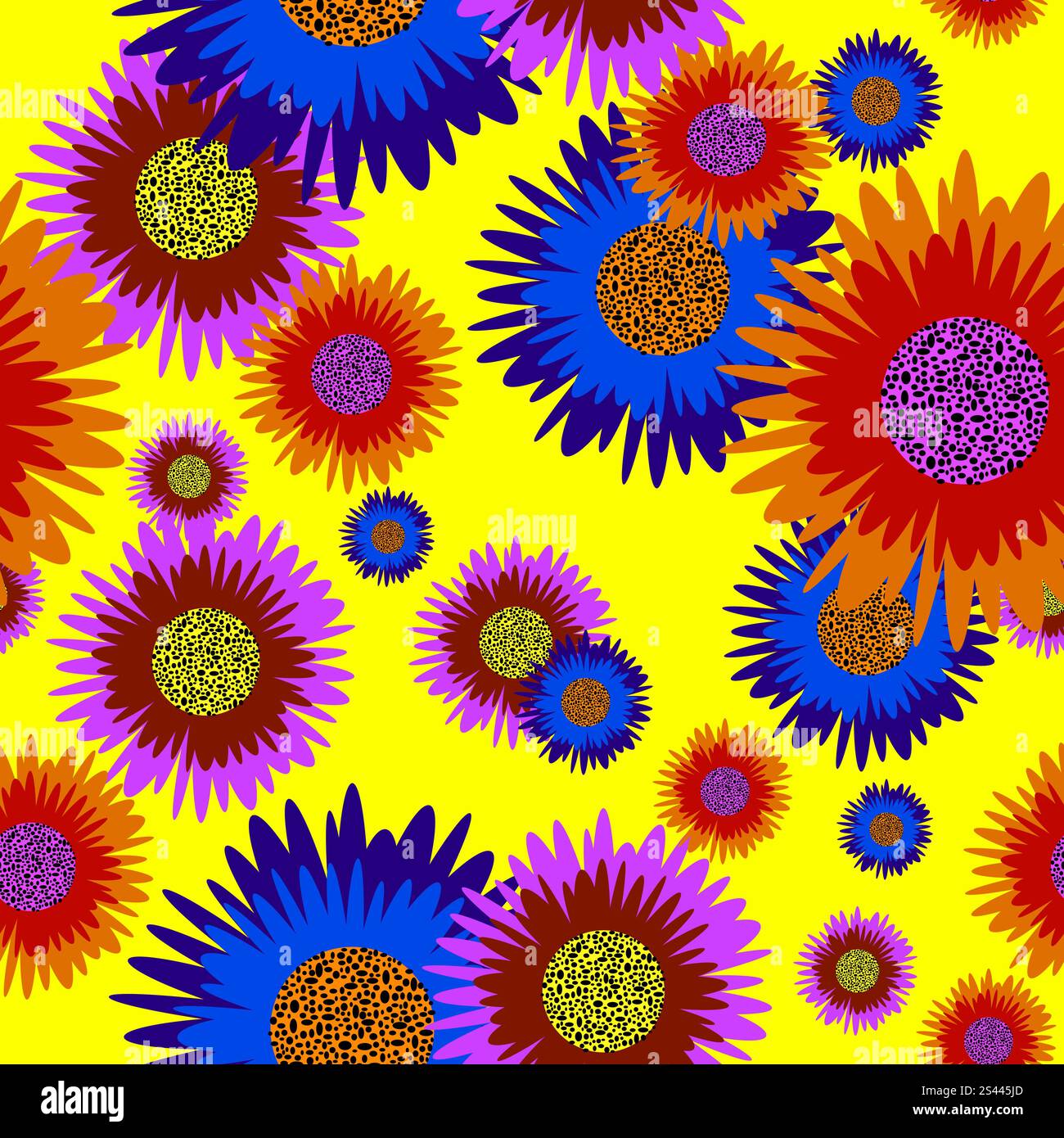 Flower seamless vector background for design use Stock Vector Image ...