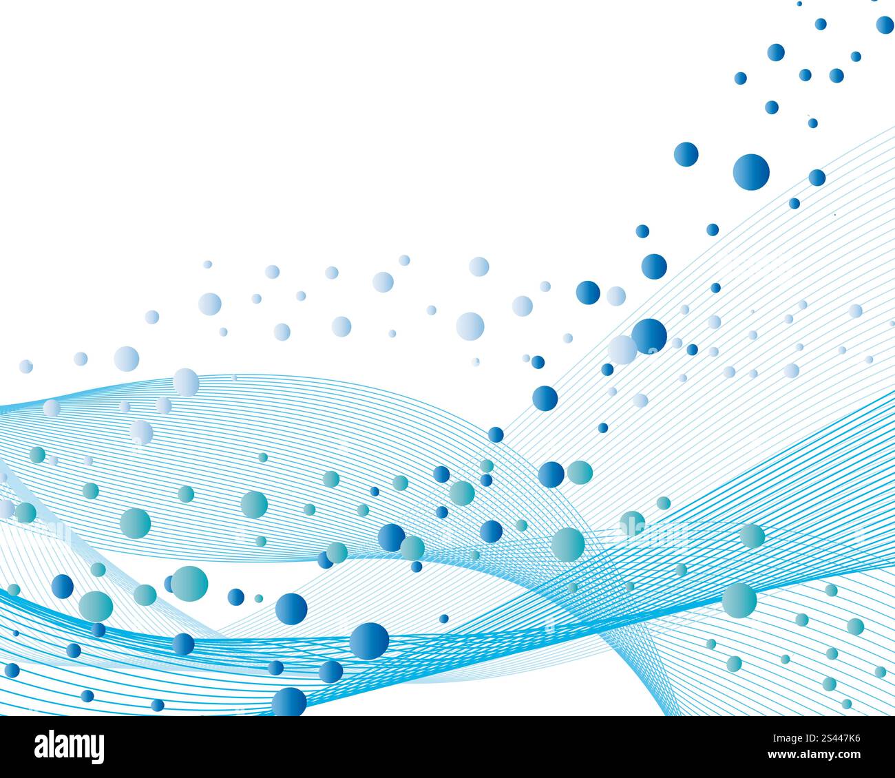 Abstract water vector background with bubbles of air Stock Vector Image ...