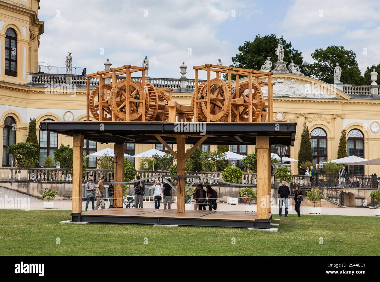 Antonio Vega Macotela, The Mill of Blood, documenta 14 exhibition,  Open-Air, 2017, Orangerie, Karlsaue, Kassel, Germany, Europe Stock Photo