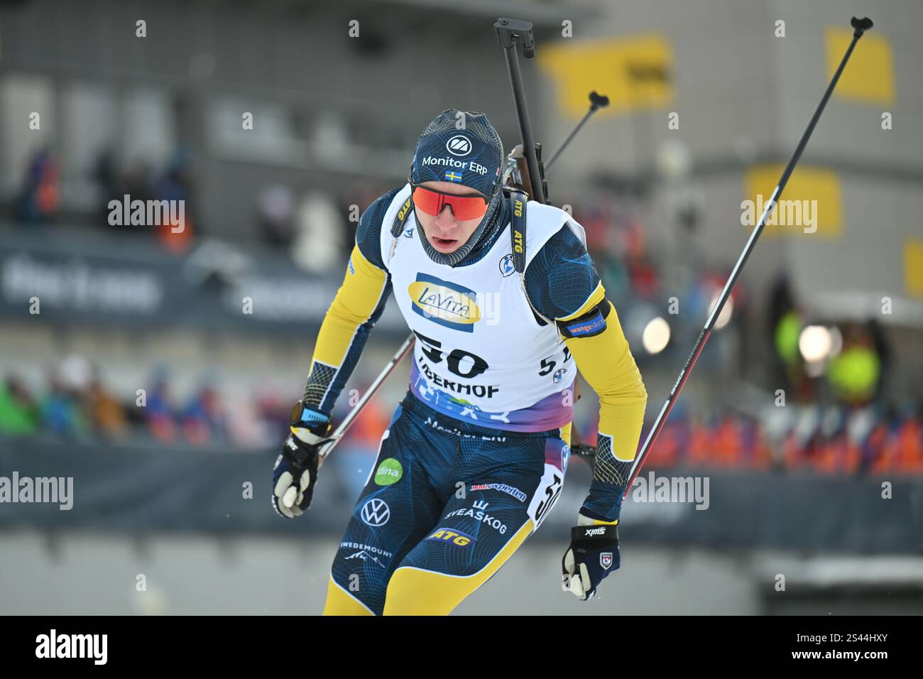 10 January 2025, Thuringia, Oberhof Biathlon World Cup, sprint 10 km