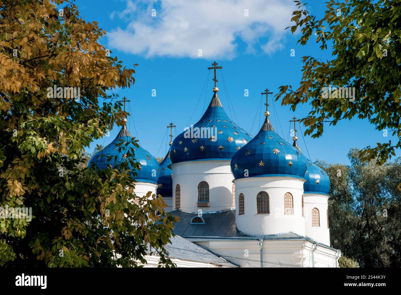 Christchan Building Orthodox Church with Dome and Christian Cross, Religious Building ...