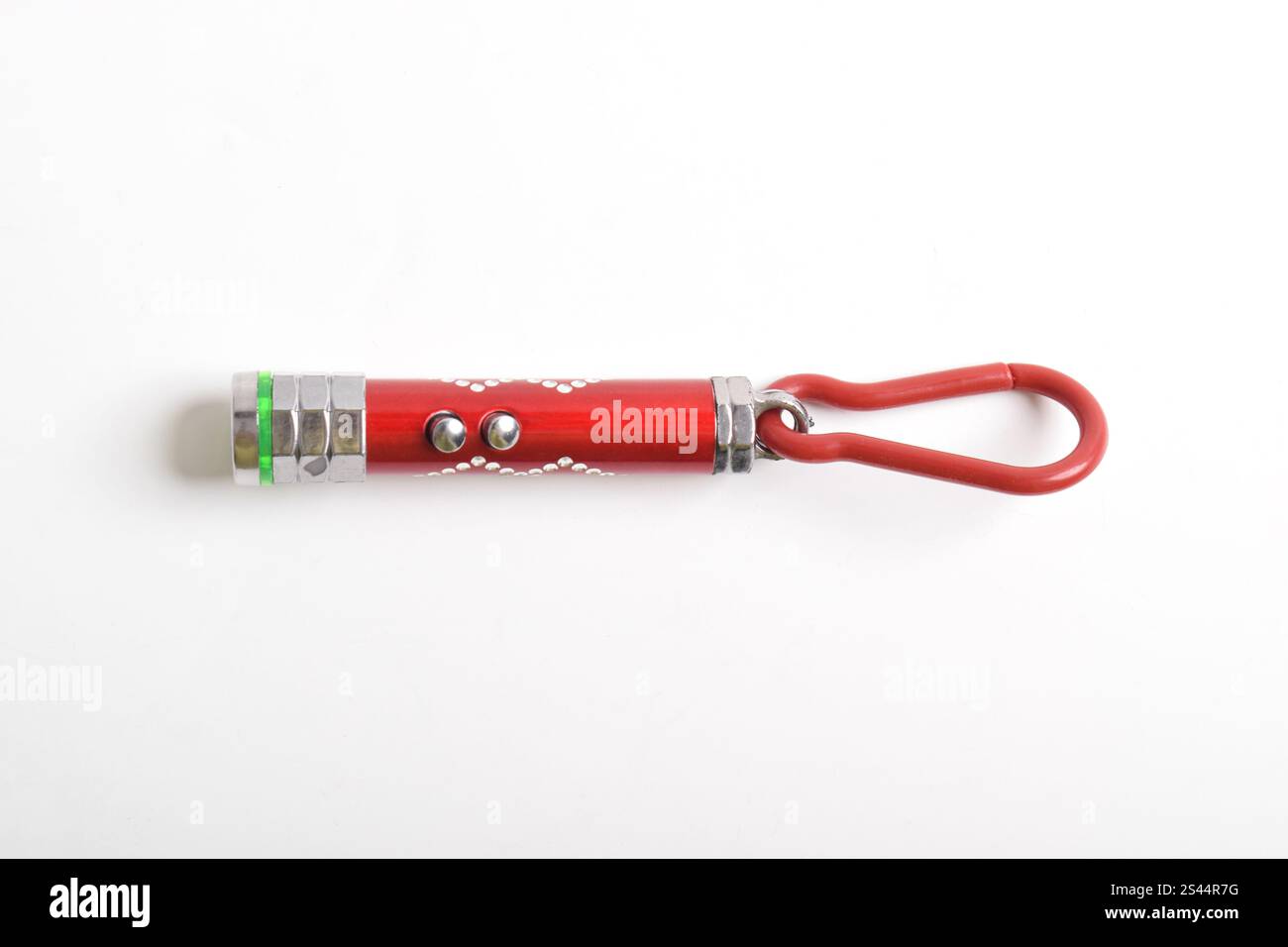Laser pointer flashlight isolated on white background. Laser pointer for presentation Stock Photo