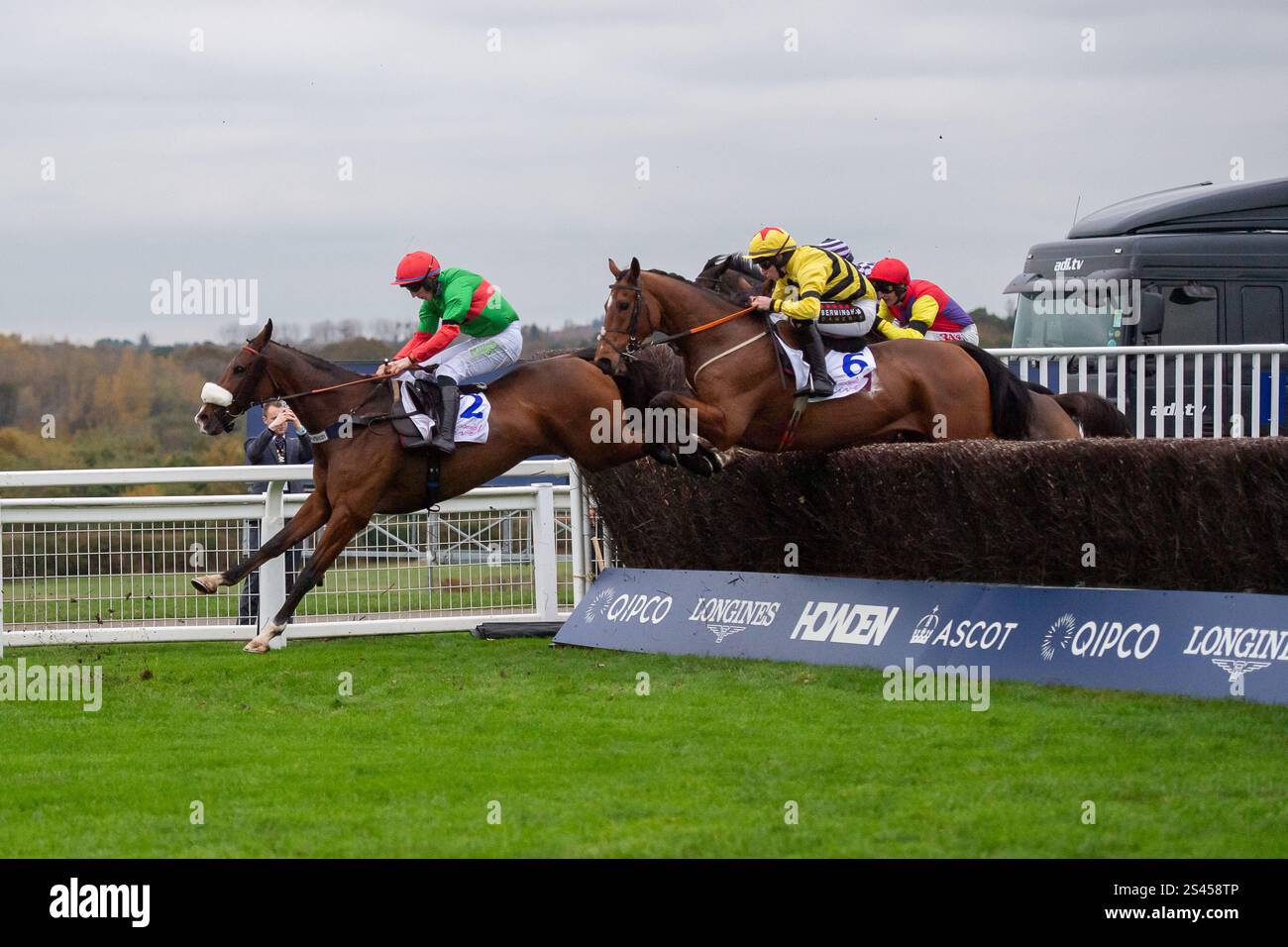 Ascot, Berkshire, UK. 2nd November, 2024. TWO FOR GOLD (No 2) ridden by ...