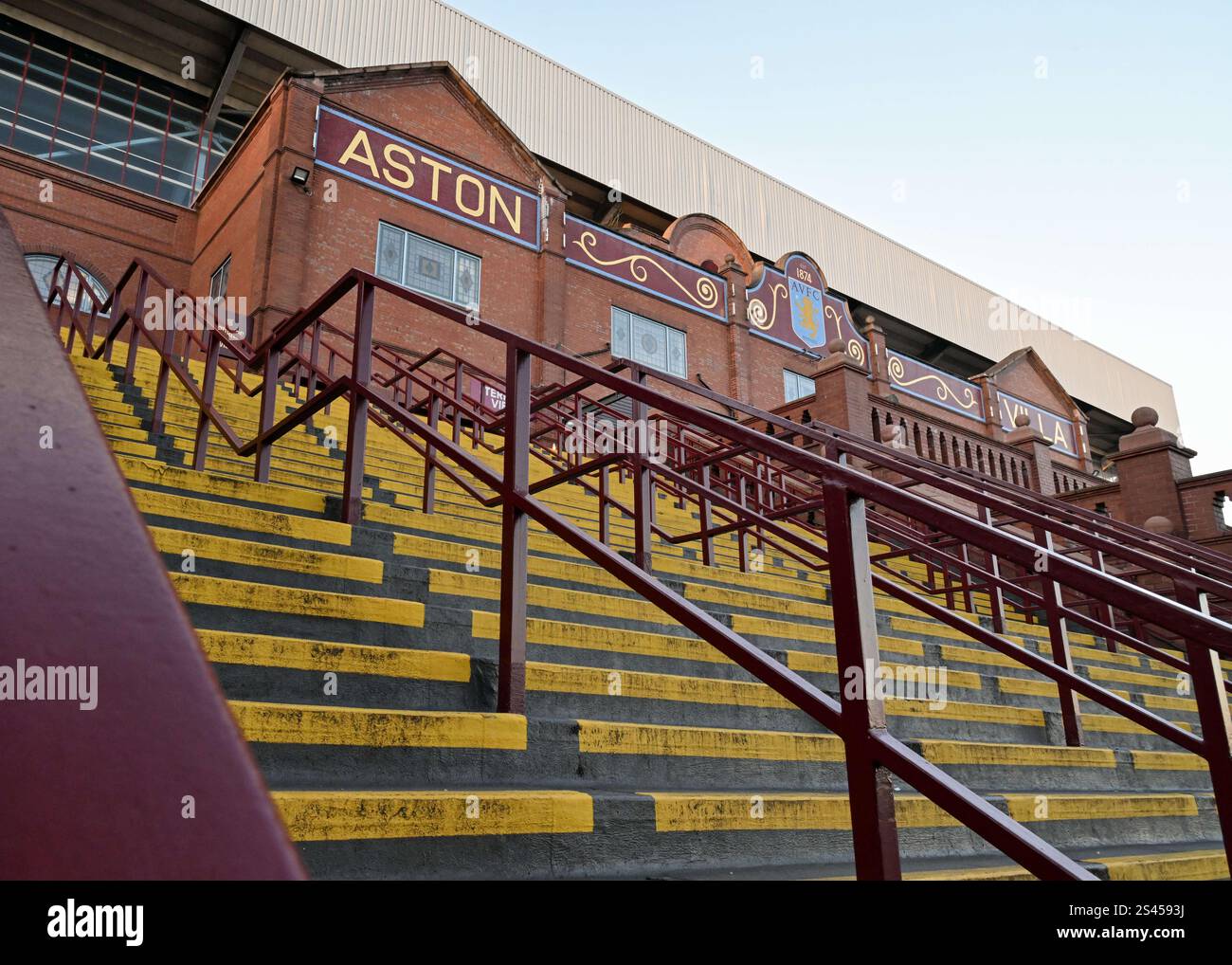 Birmingham, UK. 10th Jan, 2025. A general external view of The Holte End ahead of the FA Cup match at Villa Park, Birmingham. Picture credit should read: Cody Froggatt/Sportimage Credit: Sportimage Ltd/Alamy Live News Stock Photo