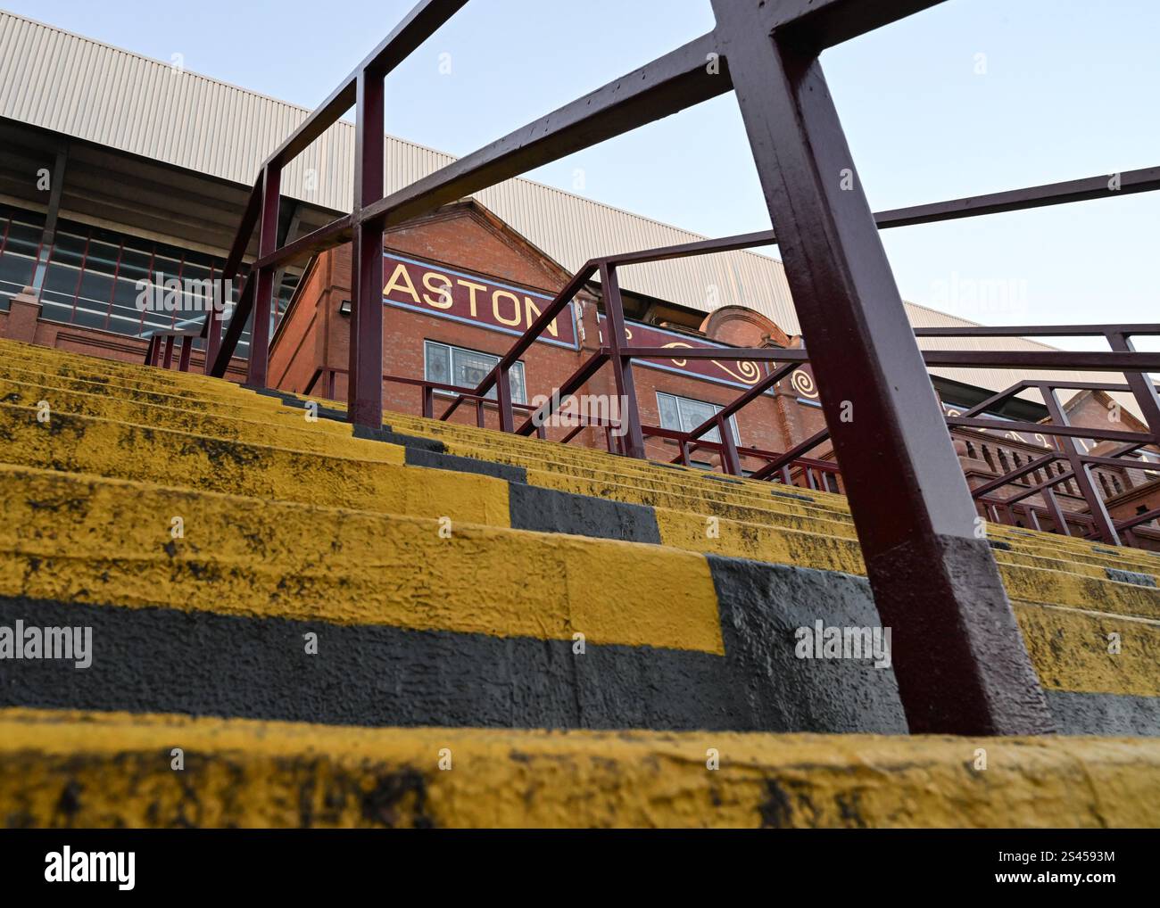 Birmingham, UK. 10th Jan, 2025. A general external view of The Holte End ahead of the FA Cup match at Villa Park, Birmingham. Picture credit should read: Cody Froggatt/Sportimage Credit: Sportimage Ltd/Alamy Live News Stock Photo