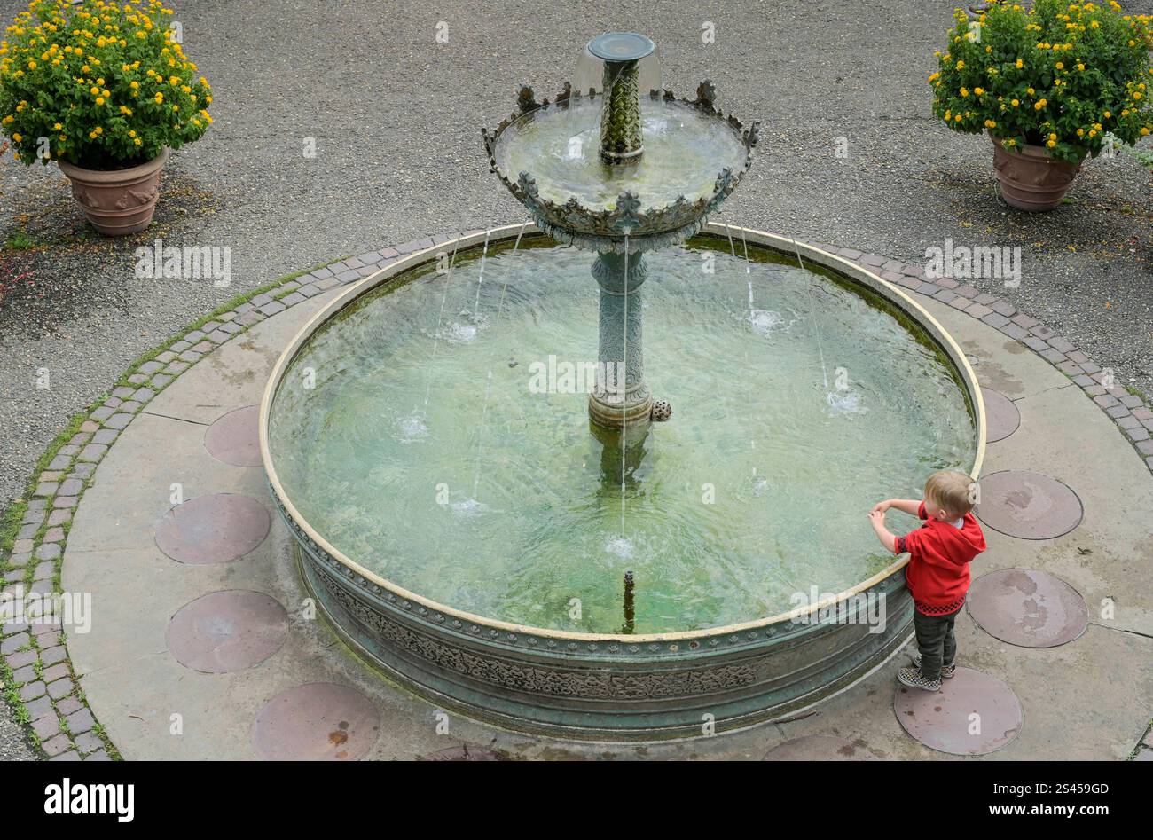 Springbrunnen am Maurischen Landhaus, Wilhelma, ZoologischBotanischer