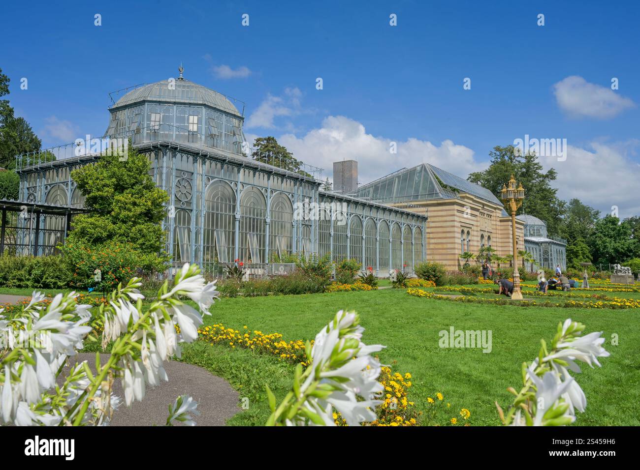 Maurisches Landhaus mit Gewächshäusern, Wilhelma, Zoologisch