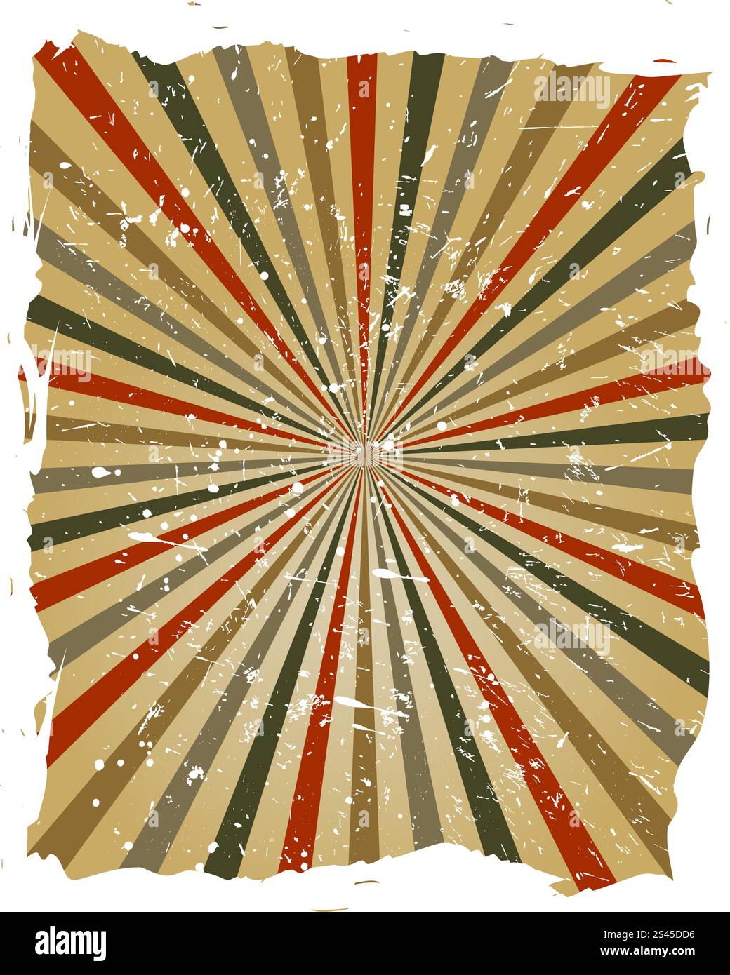 Vintage retro background with rays and grunge scratches Stock Vector ...