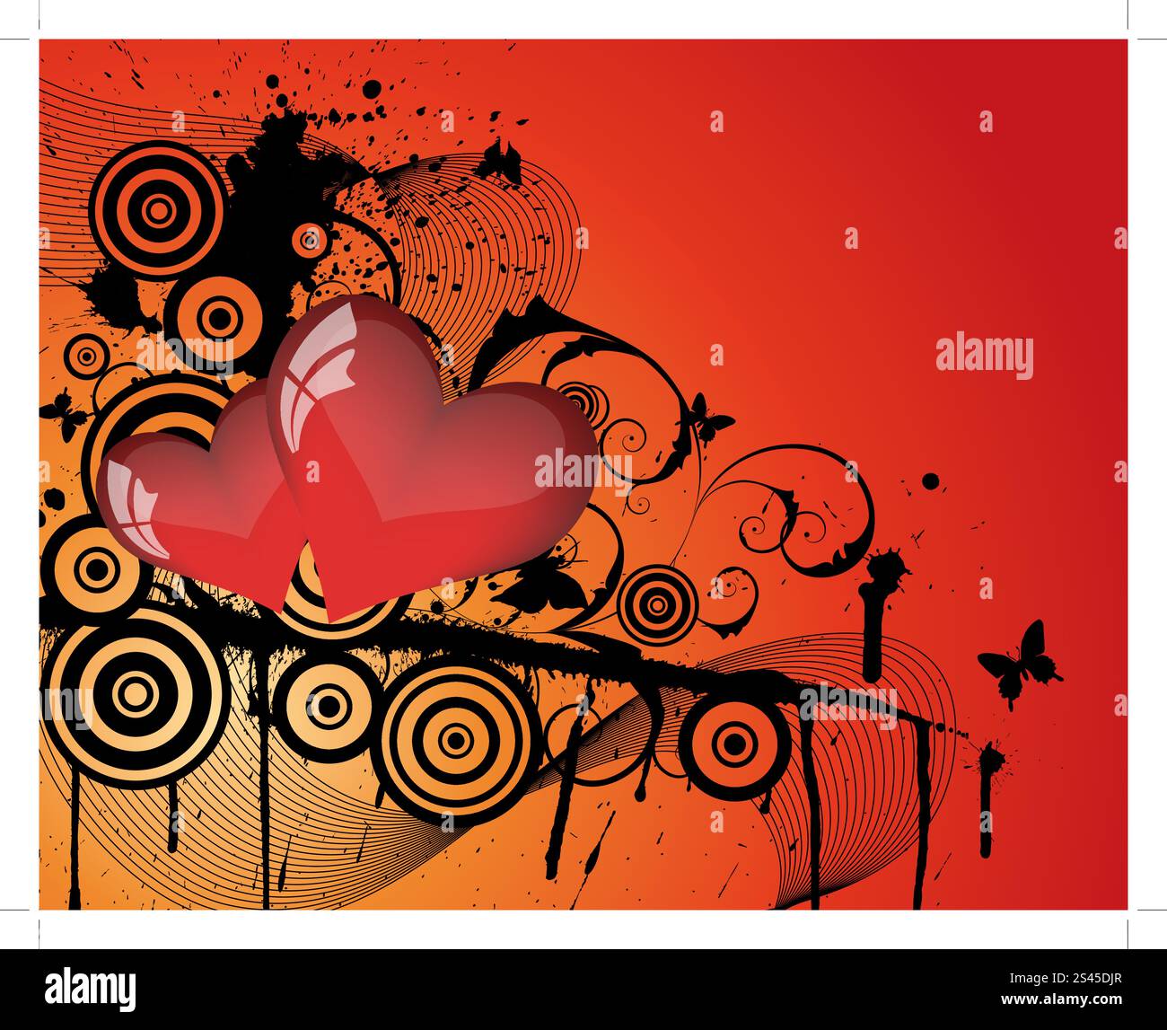Musical grunge background. Vector illustration. Stock Vector