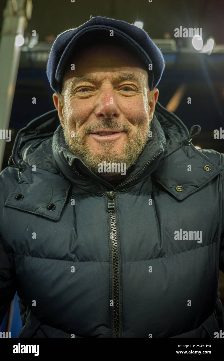 Derek Hatton at Goodison Park, Everton FC - Stock Image