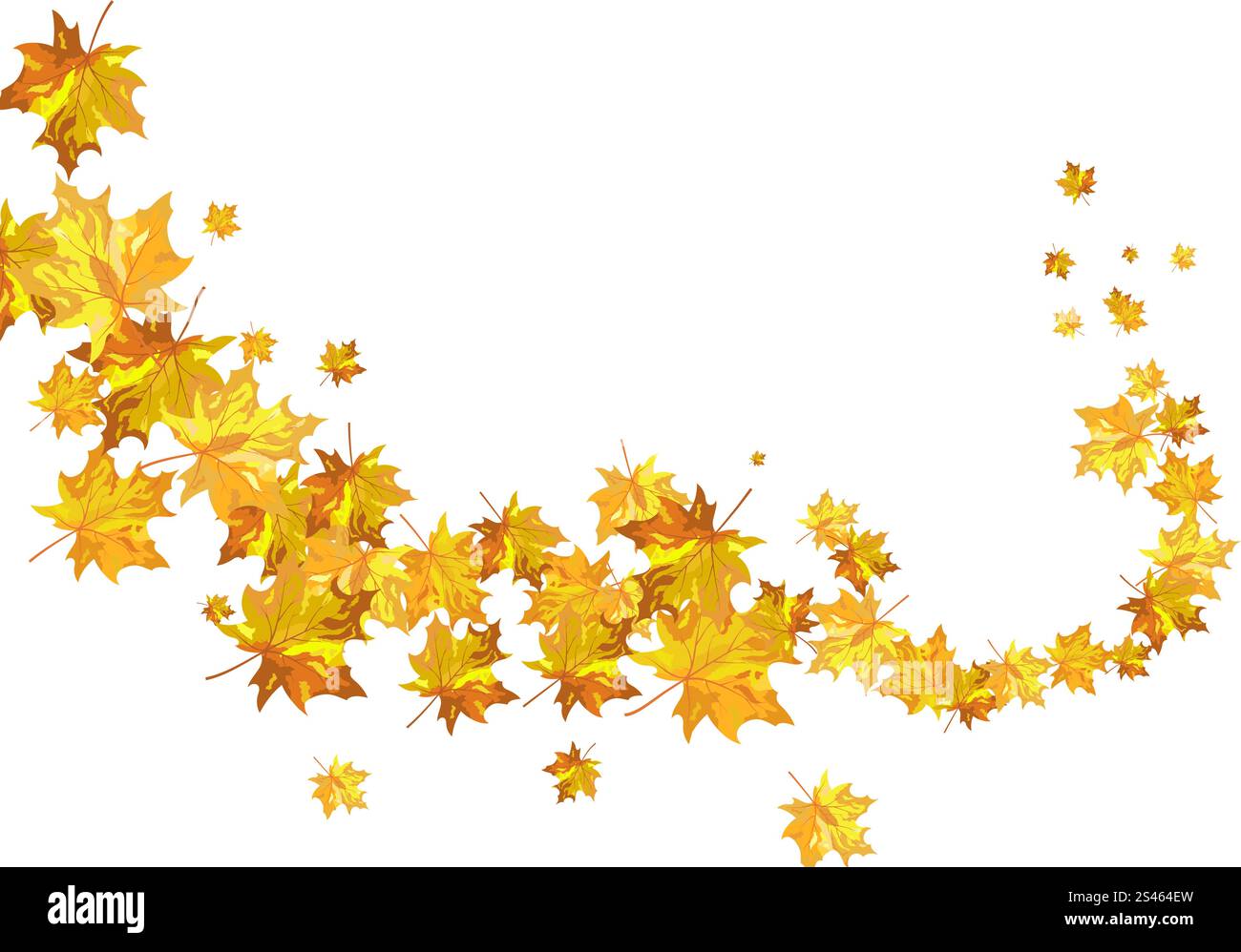 Autumn maple leaves background. EPS 10 vector illustration Stock Vector ...