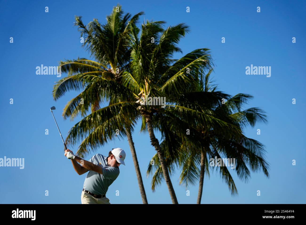 Ben Kohles hits on the 17th hole during the second round of the Sony