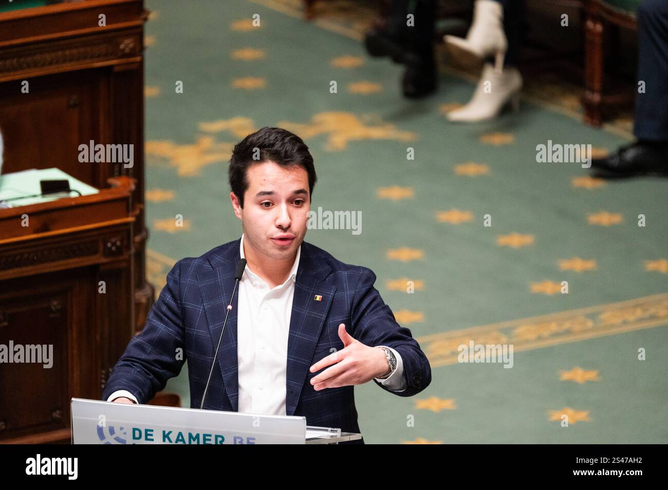 IsmaÃl Nuino from Les EngagÃ s at the plenary session of the Chamber at ...