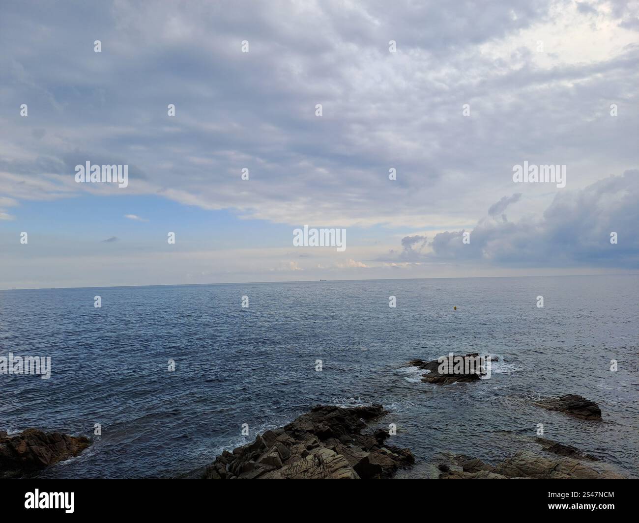 Rocky beach - Smartphone Captured Stock Image