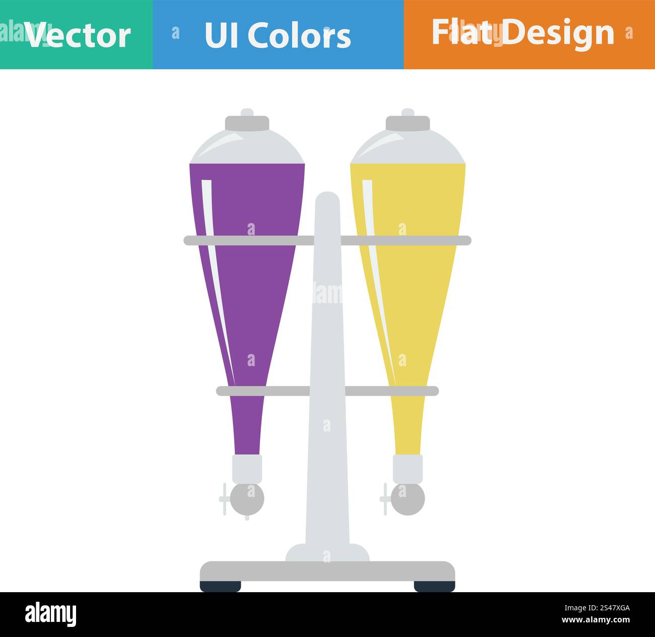 Soda siphon equipment icon. Vector illustration. Stock Vector